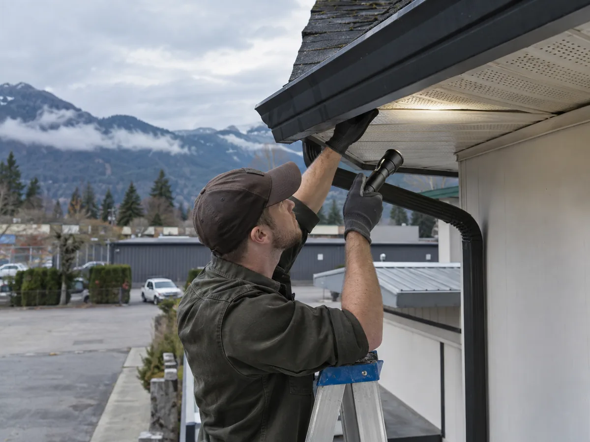 Pest control technician inspection for Pest Control Chilliwack