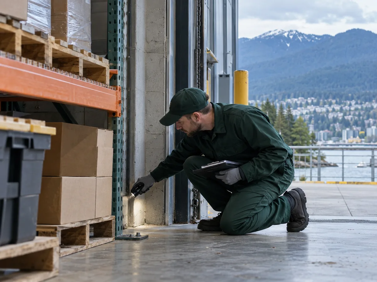 Pest control technician inspection for Pest Control North Vancouver