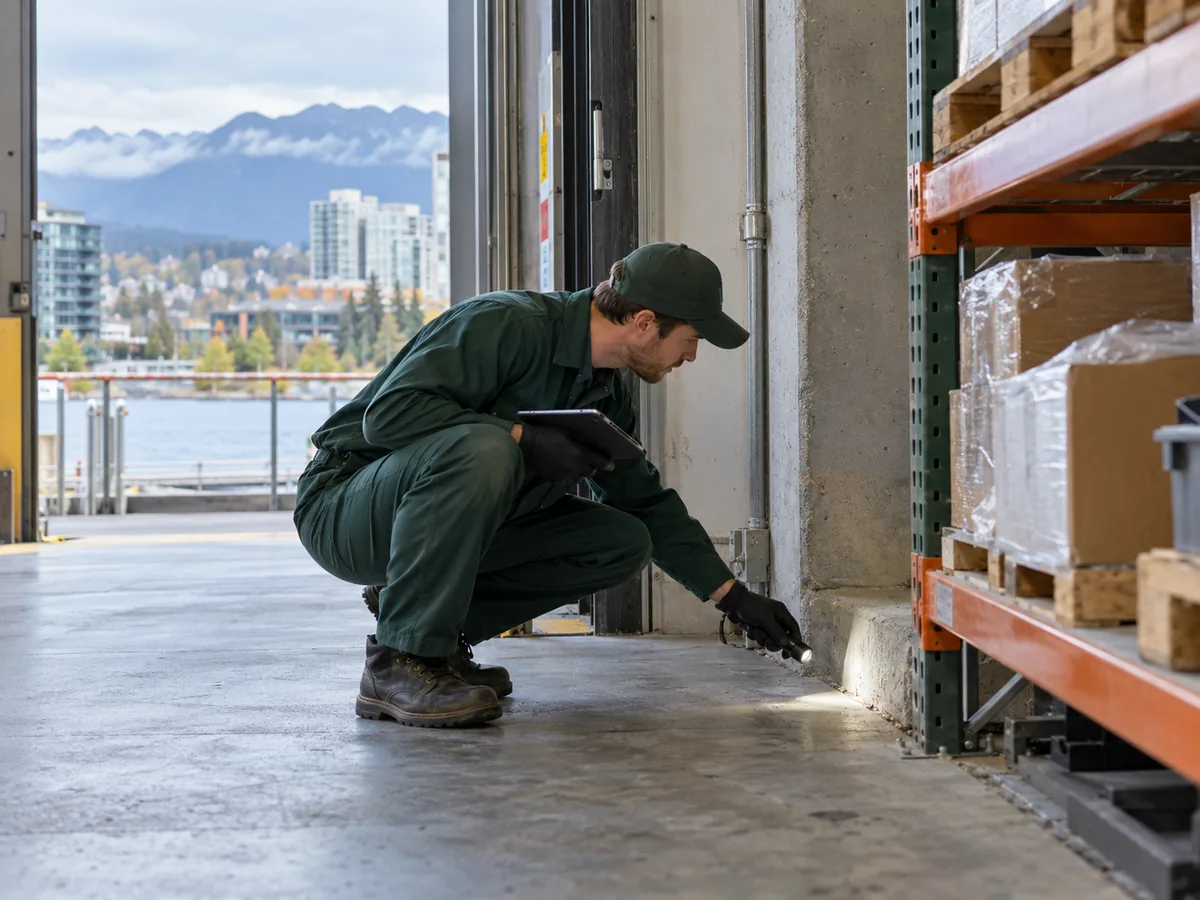 Pest control technician inspection for Pest Control Richmond
