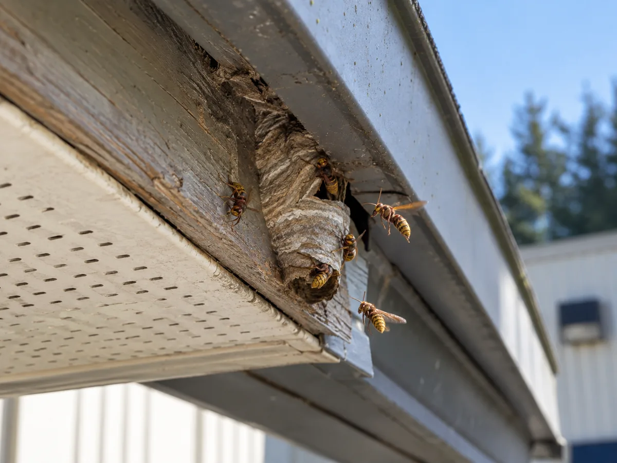 Pest inspection detail for Professional Hornet Exclusion Services Langley