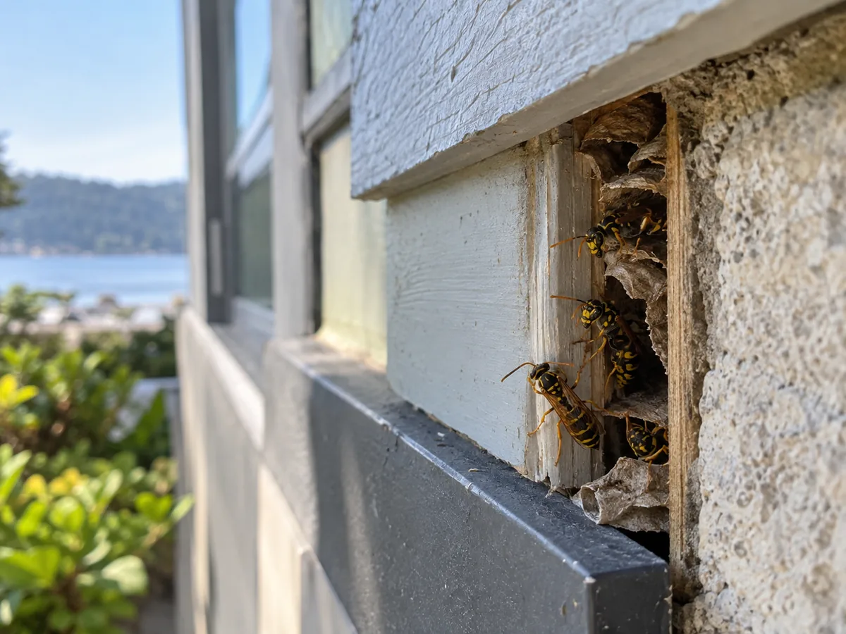 Pest inspection detail for Wasp Nest Removal Services West Vancouver